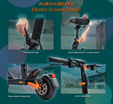 KuKirin G2 Pro elektromos roller