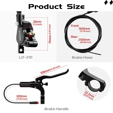 Dyisland LD 210 Hidraulikus fékszett