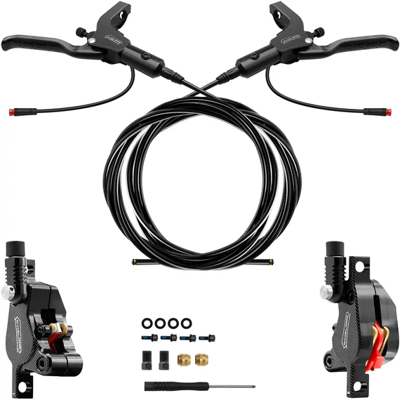 DYISLAND LD-210 2-Pistons Hydraulic Disc Brake Set For E- Scooter